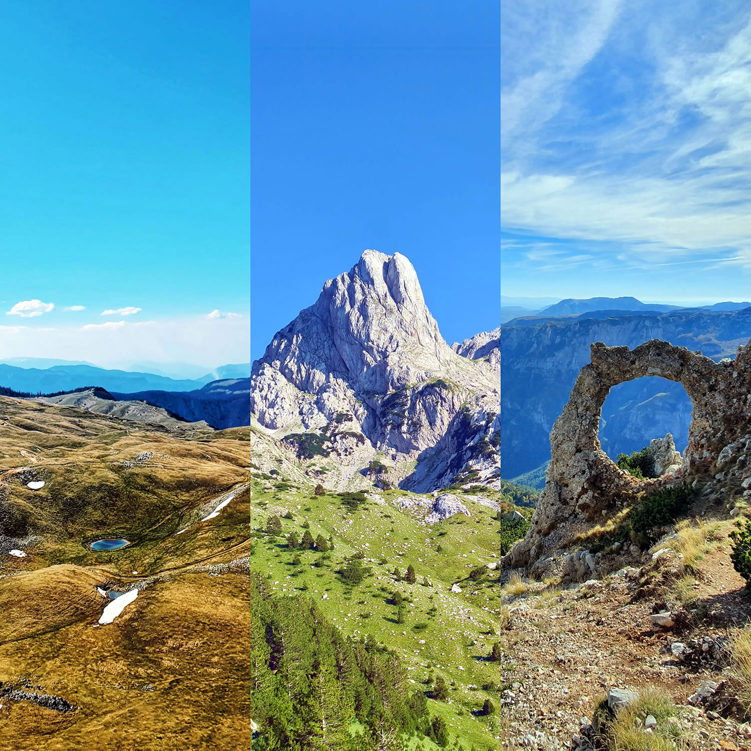 3 day adventure on three different mountains
